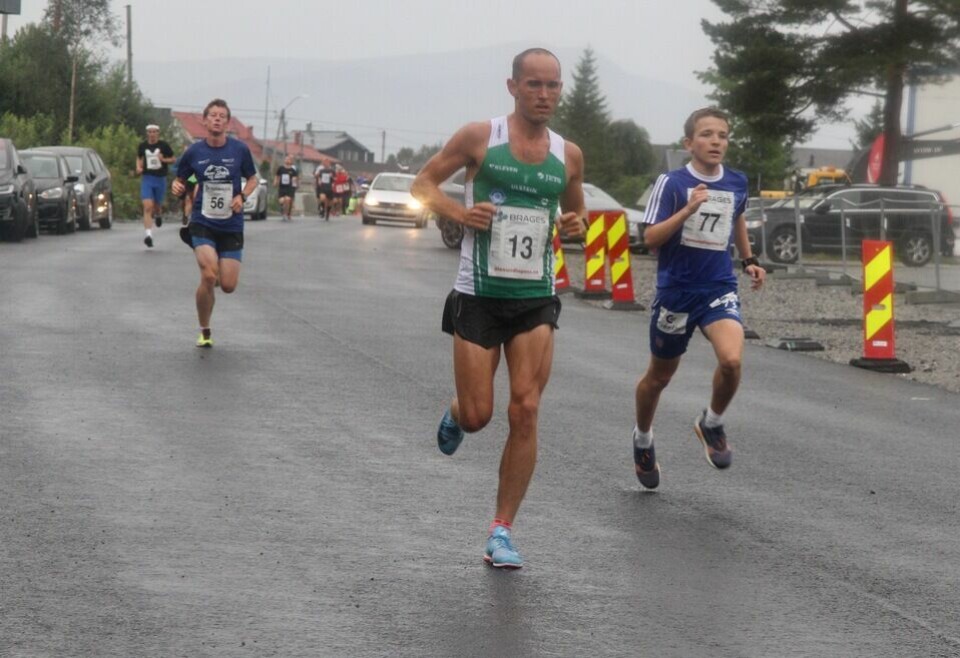 Olger Pedersen var suveren på 10 km i Ålesund Olger_Pedersen_start