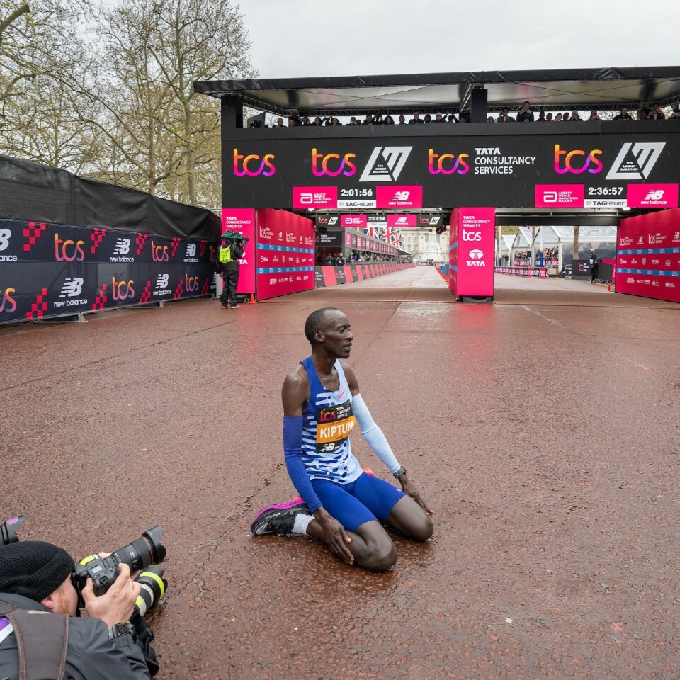 Fantastisk løping av Kelvin Kiptum og Sifan Hassan i London Maraton Kelvin Kiptum.jpg