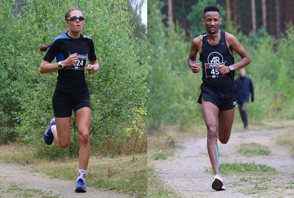 Karoline Næss vant kvinneklassen, mens Senay Fissehatsion vant herreklassen i Hytteplantesten 2019. (Foto: Hans Edgard Rakeie) Karoline Næss vant kvinneklassen, mens Senay Fissehatsion vant herreklassen i Hytteplantesten 2019. (Foto: Hans Edgard Rakeie)