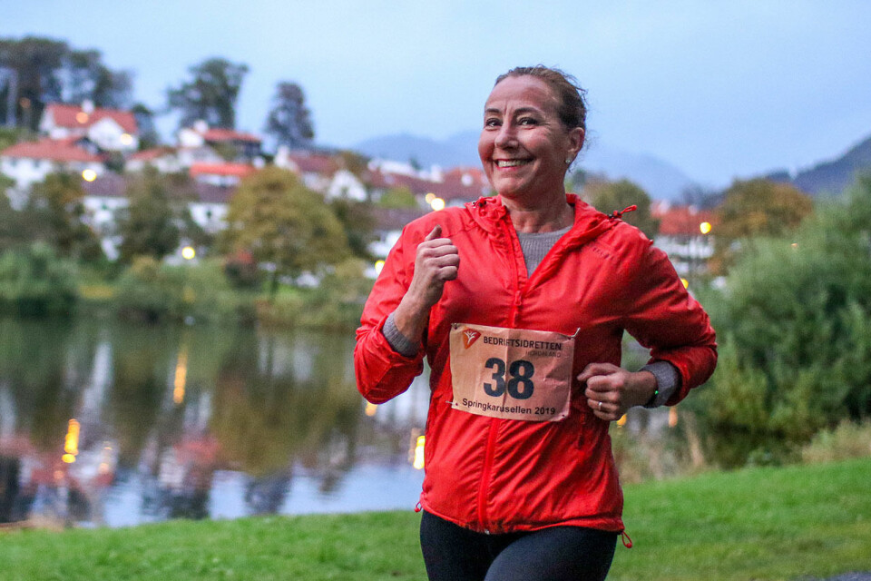 Jannice Ann Johansen lar seg ikke stoppe av litt kaldere og fuktigere vær. Jannice Ann Johansen lar seg ikke stoppe av litt kaldere og fuktigere vær.