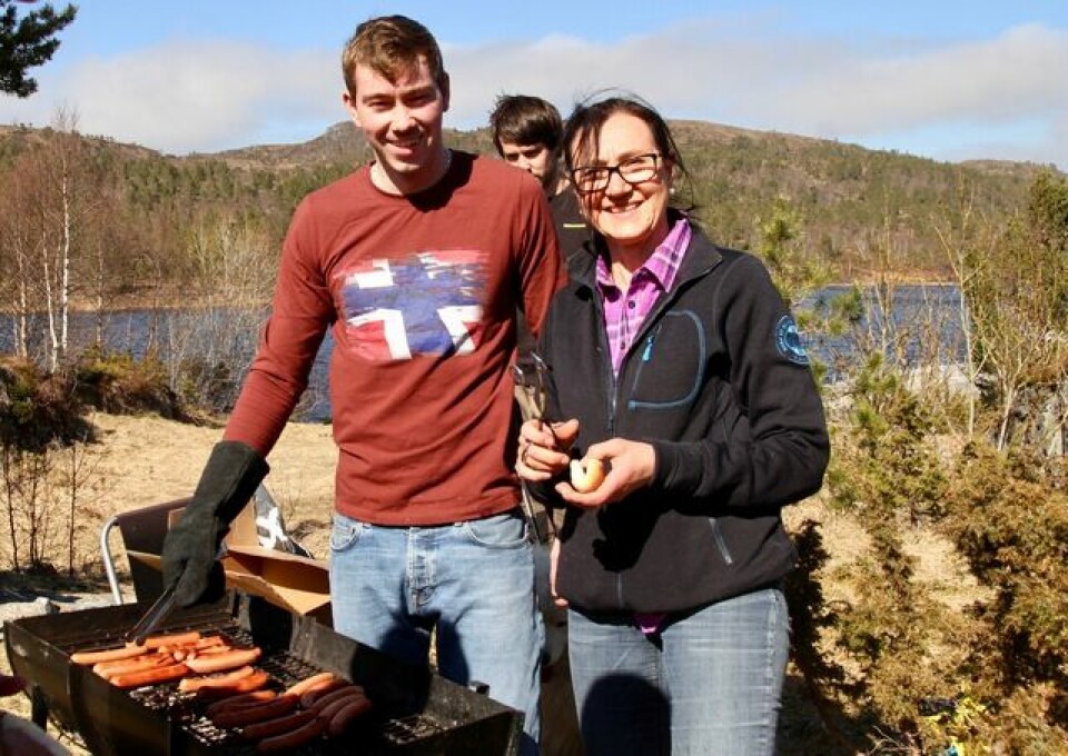 Ingrid Festø med ny løyperekord i Eikenosa Opp Familien_Larsen_poelse