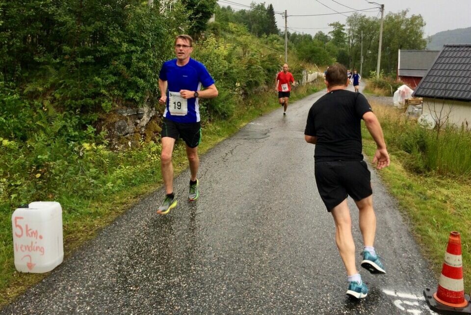 Olger Pedersen var suveren på 10 km i Ålesund Nils_Laugesen