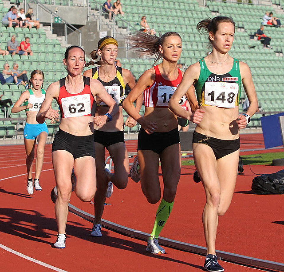 218 påmeldt til helgas NM terrengløp i Trondheim 3000m_damer_Silje_Fjoertoft_Live_Solheimdal_Vienne_Dahle_Tessa_Frenay_Emma_K_Moerk_A20G4519.jpg