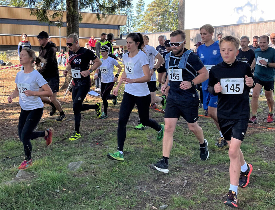 Jubileumsløp i Trøgstad med gode prestasjoner starten.jpg