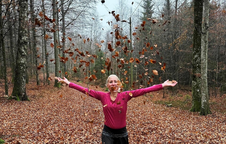 Aller best liker Nina Fredheim-Korneliussen å løpe ute i naturen. (Foto: Roger Christiansen) Aller best liker Nina Fredheim-Korneliussen å løpe ute i naturen. (Foto: Roger Christiansen)