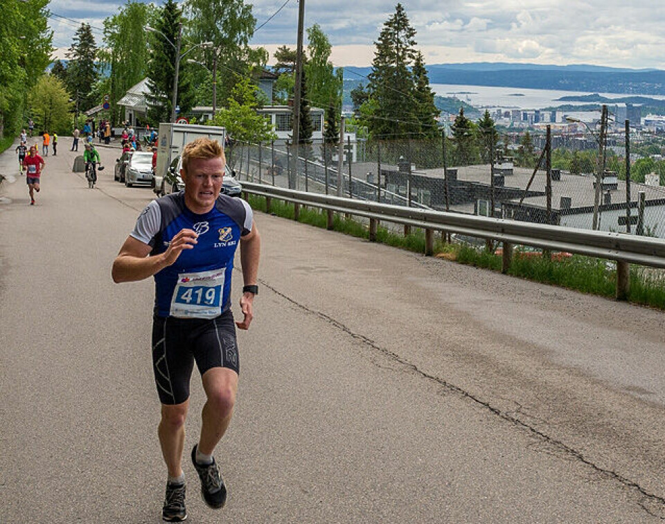 Deltakerrekord og høyt nivå i Grefsenkollen Opp Thele_med_utsikt_over_Oslofjorden_Foto_LEN_20160528-P5280740.jpg