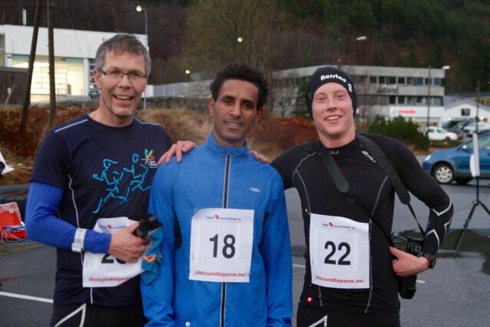 Ålesund vinterkarusell samlet 36 løpere i førjulsmørket 5km_3beste