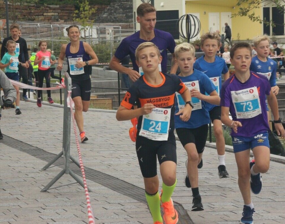 307 løpere fullførte Grimstad maratons tre distanser IMG_4611start5km24.jpg