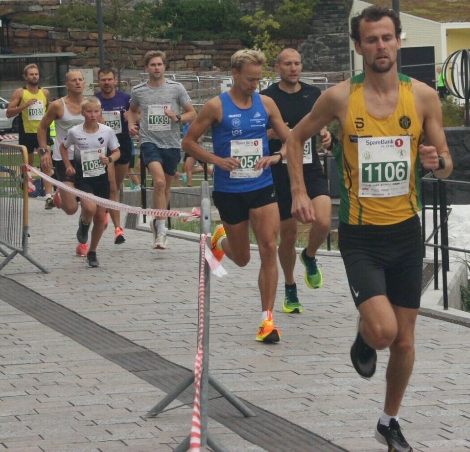 307 løpere fullførte Grimstad maratons tre distanser IMG_4662Start10kmVinderne.jpg