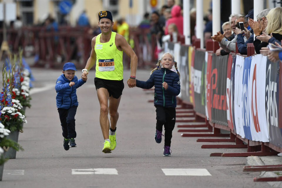 Hermansen på pallen og Brynthe nummer 8 i UltraVasan 90 km -Didrik-0145.jpg
