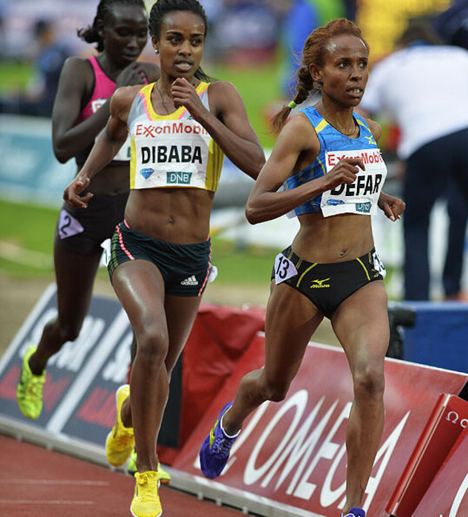 Genzebe Dibaba smadret verdensrekorden på 'milen' i Globen Dibaba-ingress_D4N6502.jpg