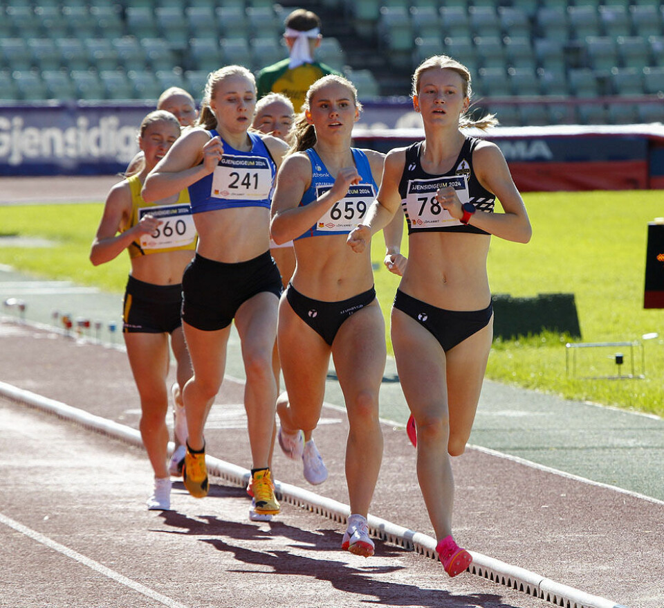Selma Skisaker vant 800 meter etter å ha ledet fra start til mål J-18-19 800m Vinner 784_H9F3191.jpg