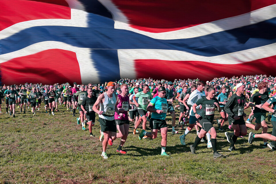 Lidingöloppet er et gigantisk arrangement med flere titalls tusen løpere i aksjon. Noen nordmenn tar også turen til den fine øya i Stockholm. (Foto: Tom-Arild Hansen) Lidingöloppet er et gigantisk arrangement med flere titalls tusen løpere i aksjon. Noen nordmenn tar også turen til den fine øya i Stockholm. (Foto: Tom-Arild Hansen)