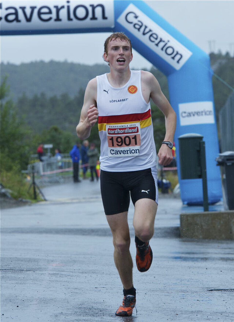 Marius Vedvik tangerte 5 km-rekorden