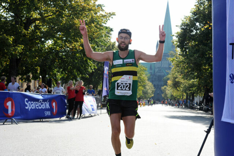 Strålende Trondheim Maraton med god deltakelse Maratonvinner_Christian_Grønvold_FJH_2668.jpg