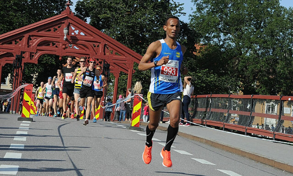 Strålende Trondheim Maraton med god deltakelse 21K_Vinner_Ebrahim_Abduiziz _FJH_2551.jpg
