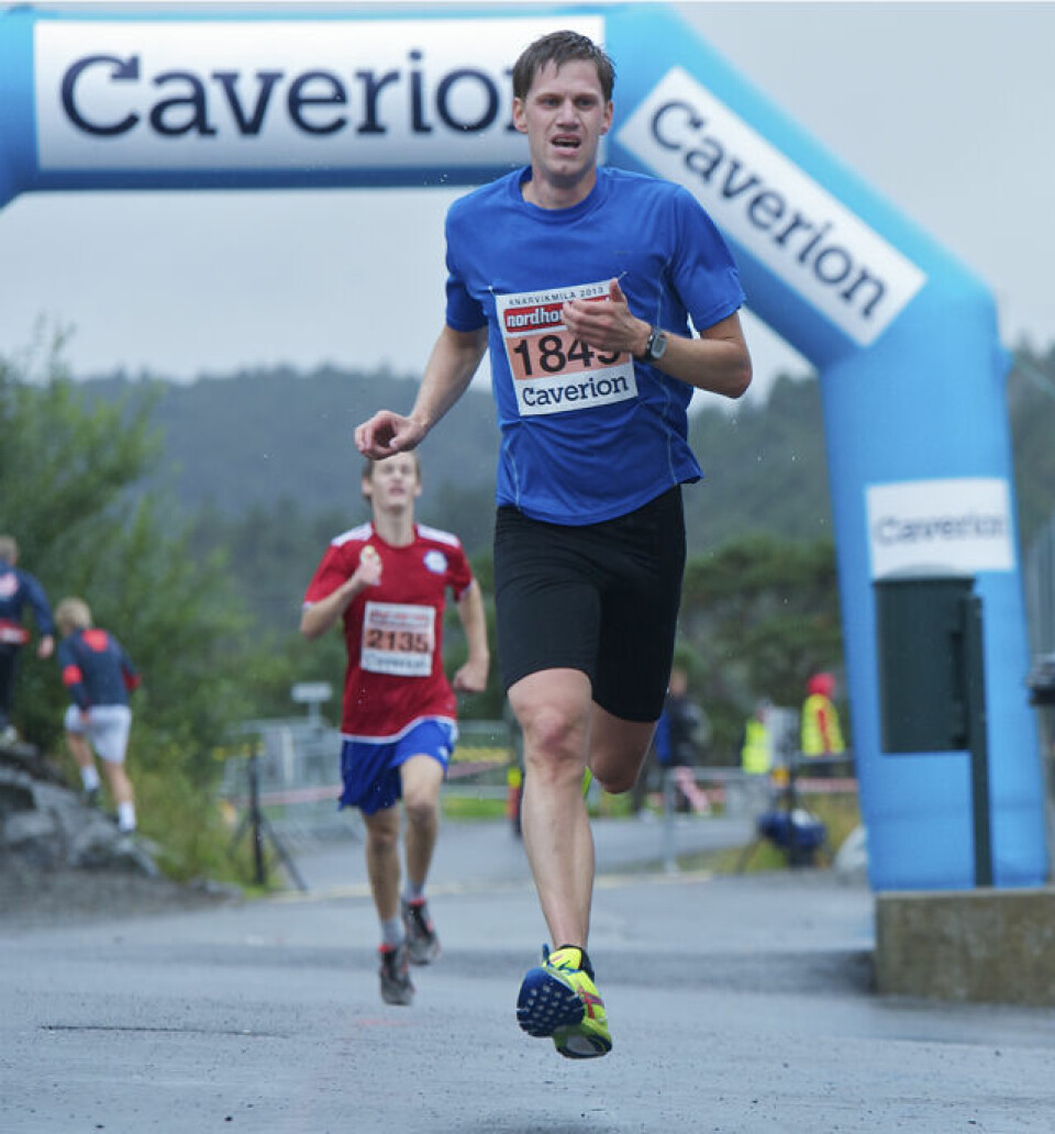 Marius Vedvik tangerte 5 km-rekorden