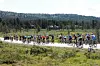 Kvamsfjellet i en fantastisk ramme kallet for vel 400 syklister lørdag. (Arrangørfoto)