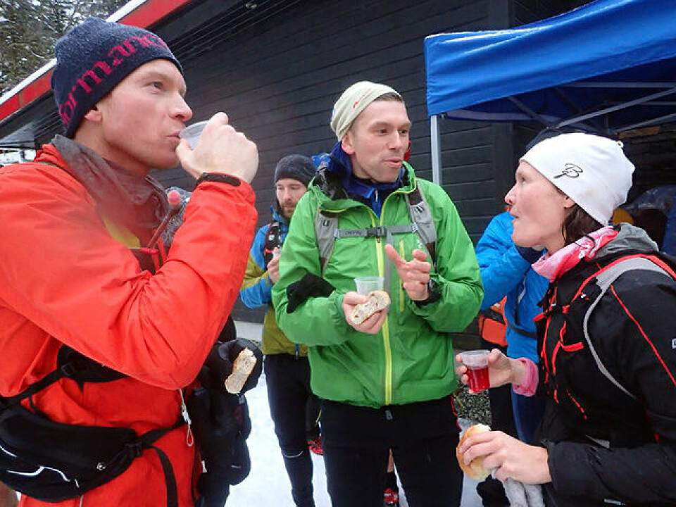 2. løp til Blåmanen i Bergen på snøføre Mål2.jpg