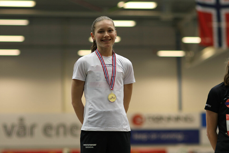 Marte Hovland vant både det felles heatet for alle jenteklassene fra 17 til 22 år, og sin egen klasse U20. (Foto: Dag Egil Eliassen) Marte Hovland