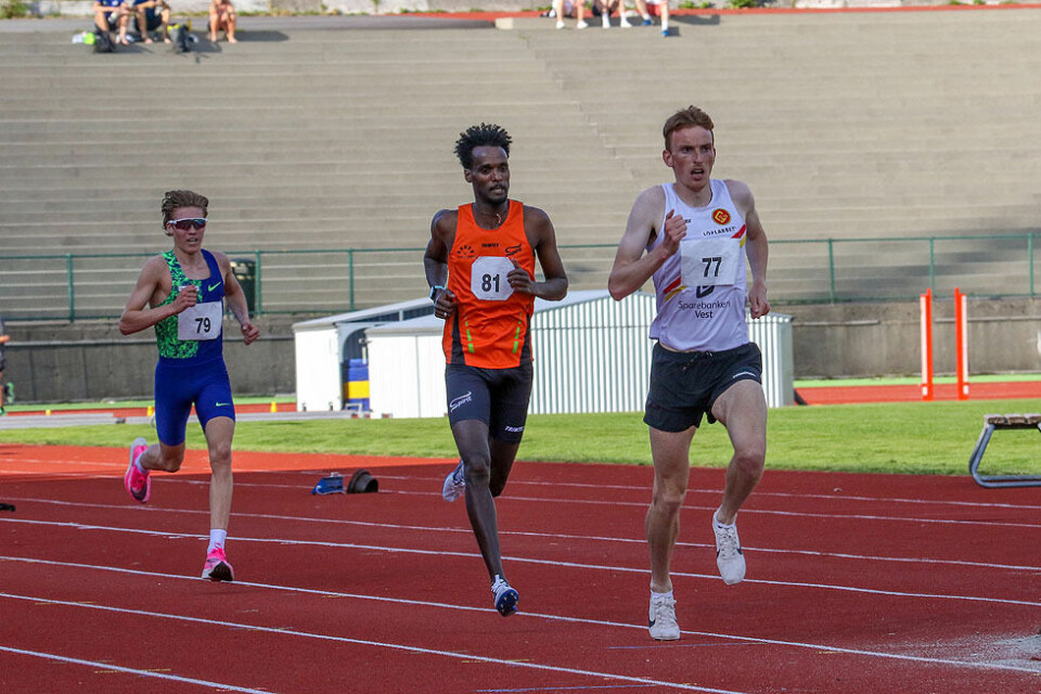 Gode løpstider da Marius Vedvik vant 3000 meter i Arne Risa Classic 3J6A0416.jpg