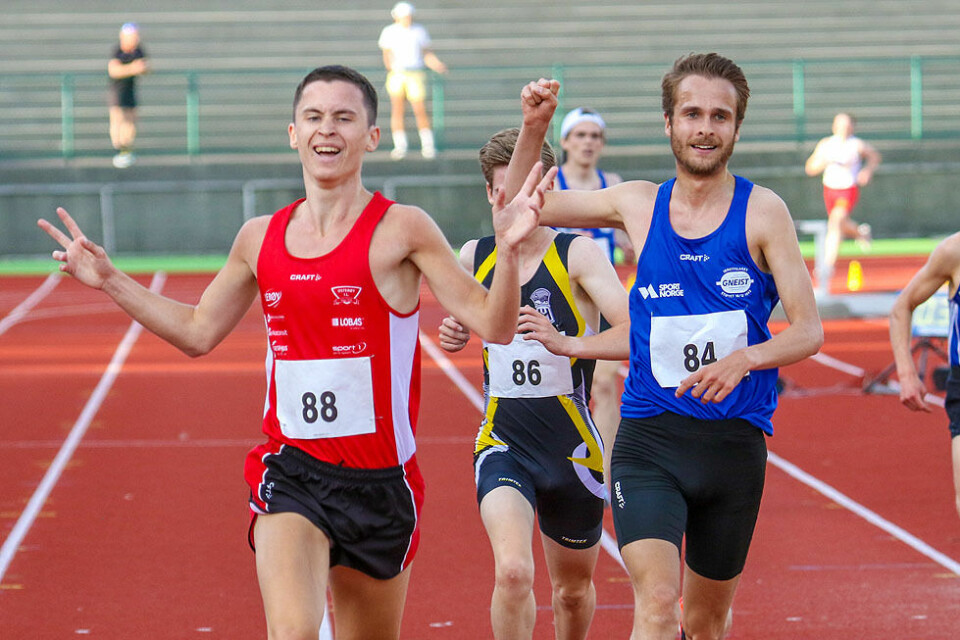Gode løpstider da Marius Vedvik vant 3000 meter i Arne Risa Classic 3J6A0630.jpg
