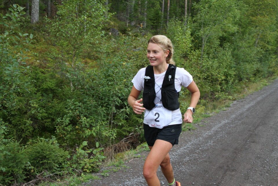 Favorittene, Mari Fenre og Didrik Hermansen, vant NM terrengultra IMG_0828 Anna Louise Astad Sørlie.JPG