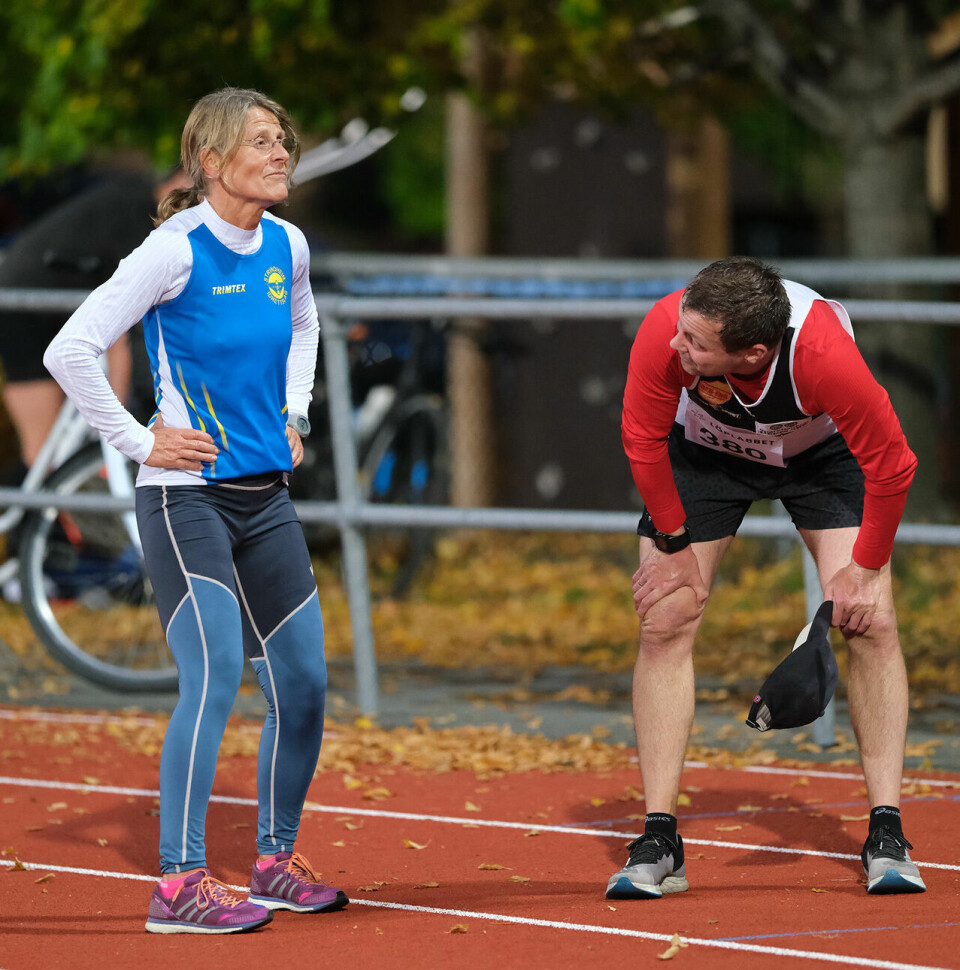 Trøndersk Vinterkarusell åpna med 5 og 10 km i Nidarø Rundt Lisbeth-Vold-og-Espen-Hoel-Krog.jpg