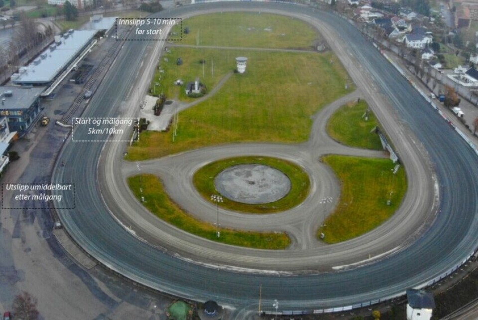 Bjerke Travbane blir arena for tobente løpere 18 april. Bjerke Travbane blir arena for tobente løpere 18 april.