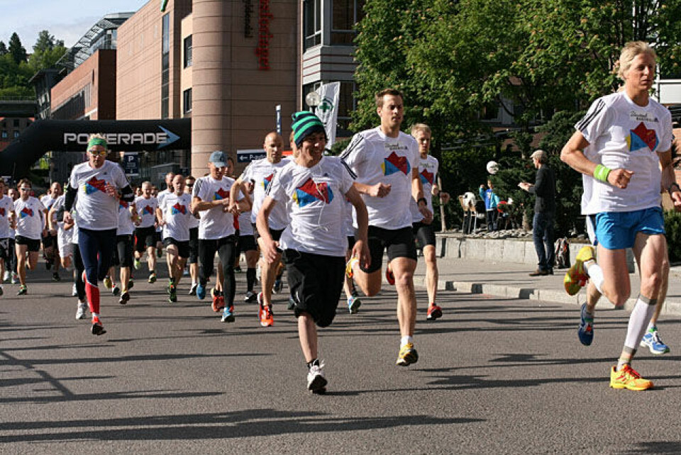 Mange løp Leap Oslo lørdag
