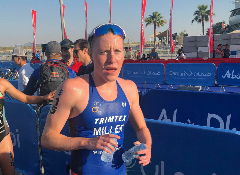 26 kjappe med Lotte Miller Lotte Miller kunne glede seg over en sterk start på sesongen. (Foto: Norges Triatlonforbund)