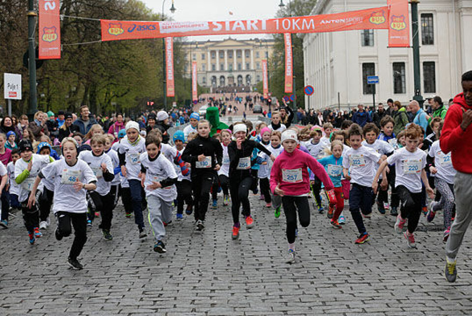 Start i Barneløpet. Foto: Per Inge Østmoen Start i Barneløpet. Foto: Per Inge Østmoen