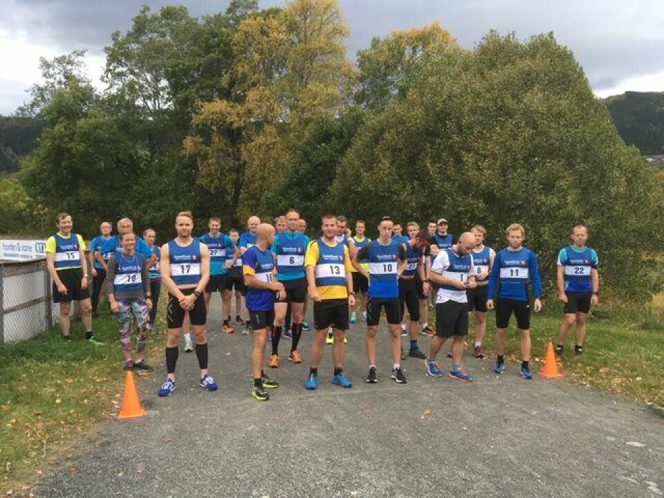 Klare til start. Foto: Arrangør Klare til start. Foto: Arrangør