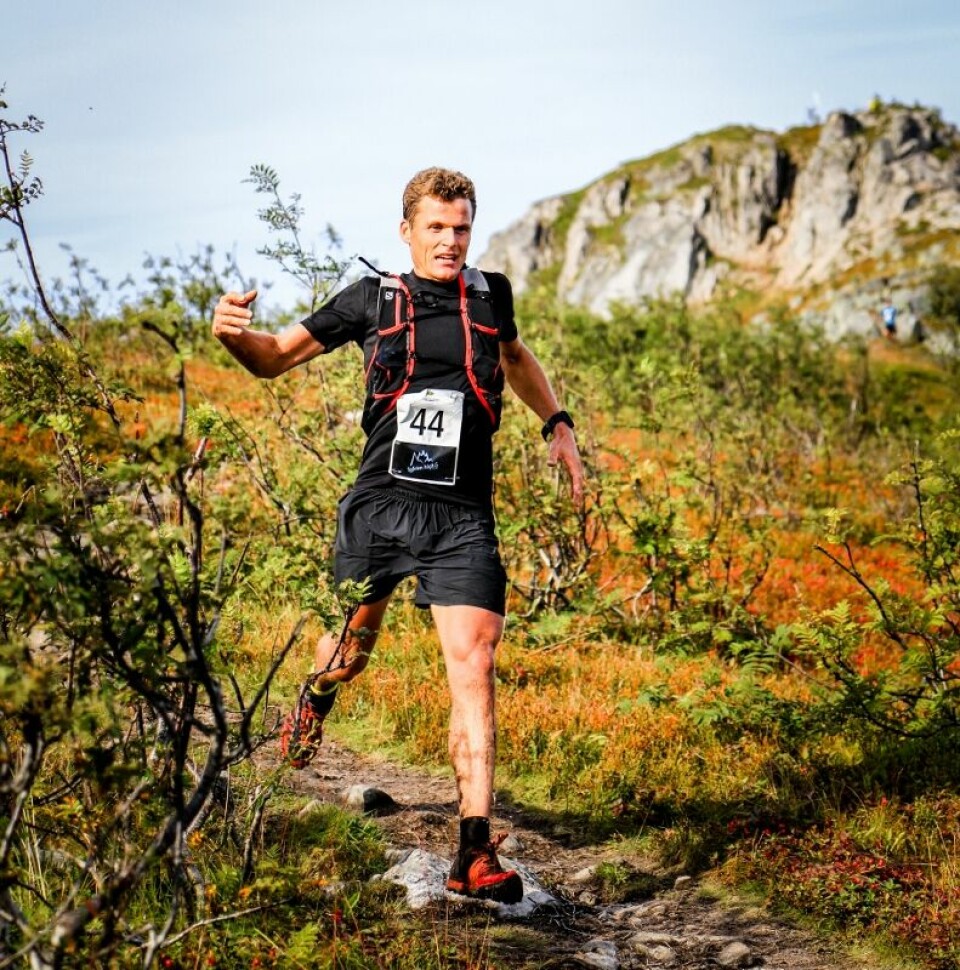 Vinneren Hallvard Schjølberg i løypa (foto: Karianne Klovning). Vinneren Hallvard Schjølberg i løypa (foto: Karianne Klovning).