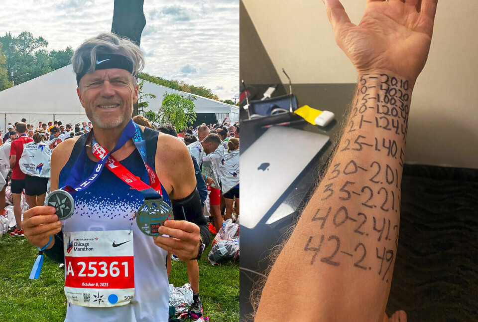 God planlegging resulterte i et vel gjennomført løp i Chicago Marathon for Cato Thunes. (Alle foto: privat) God planlegging resulterte i et vel gjennomført løp i Chicago Marathon for Cato Thunes. (Alle foto: privat)