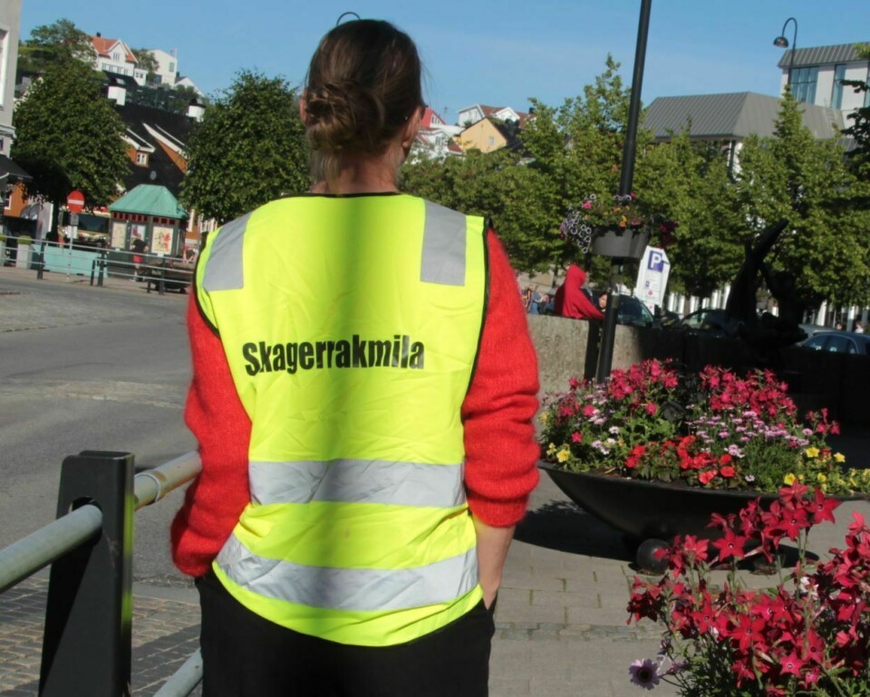 Eufori i Arendal: 449 løp Skagerrakmila IMG_8168VagtRed.JPG