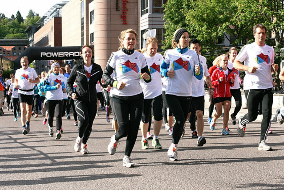 Mange løp Leap Oslo lørdag