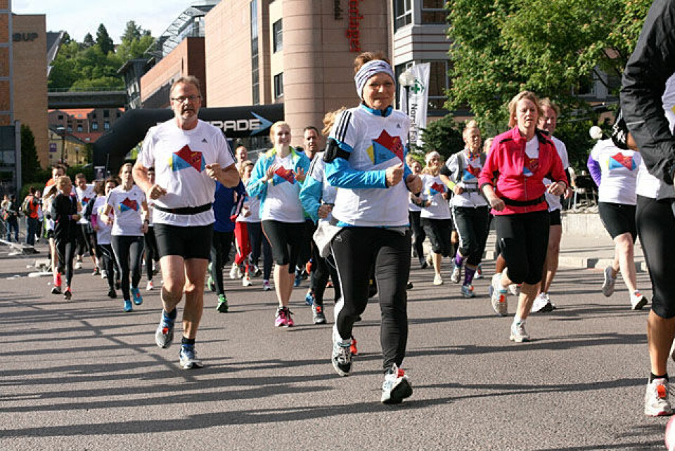 Mange løp Leap Oslo lørdag