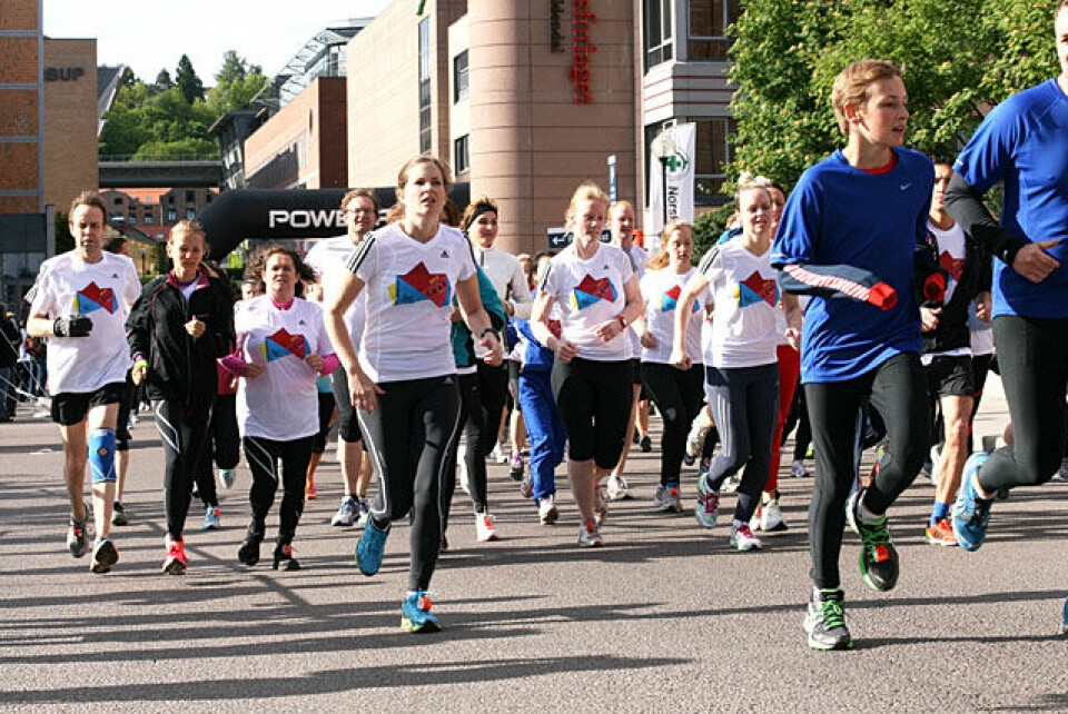 Mange løp Leap Oslo lørdag