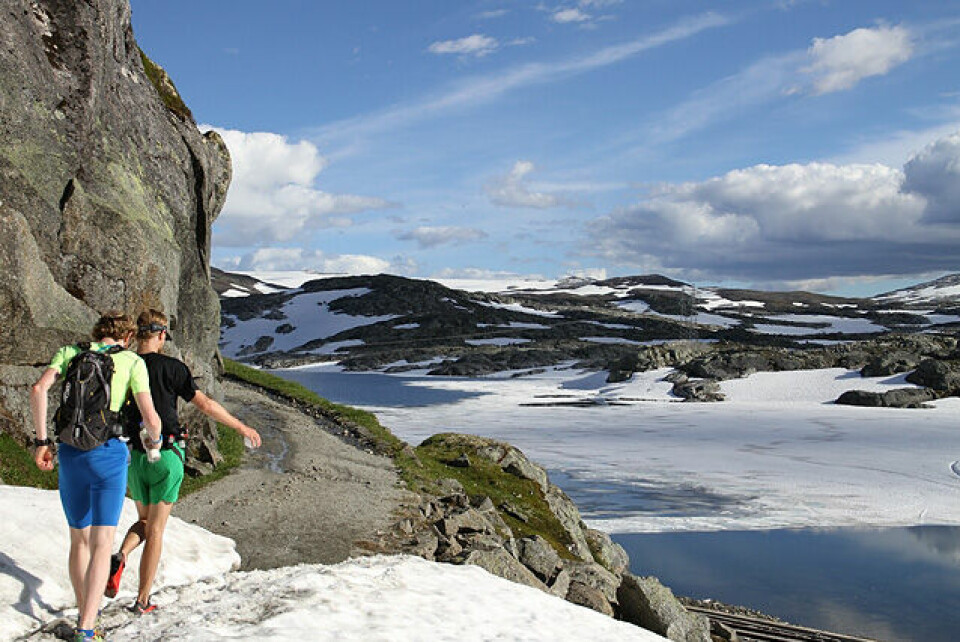 Rekordmye snø for deltakerne i Rallarvegsløpet Rallar2014-dag1_foto_Espen_Ringom_Kondis.jpg