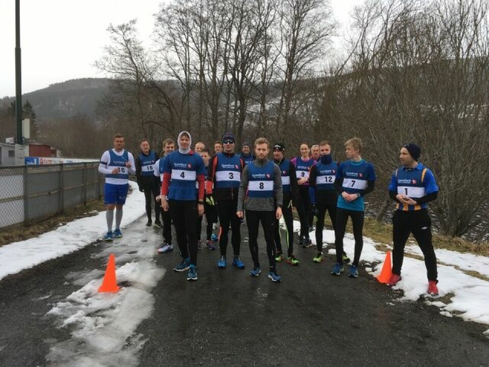 Klare til start. Foto: Arrangør. Klare til start. Foto: Arrangør.