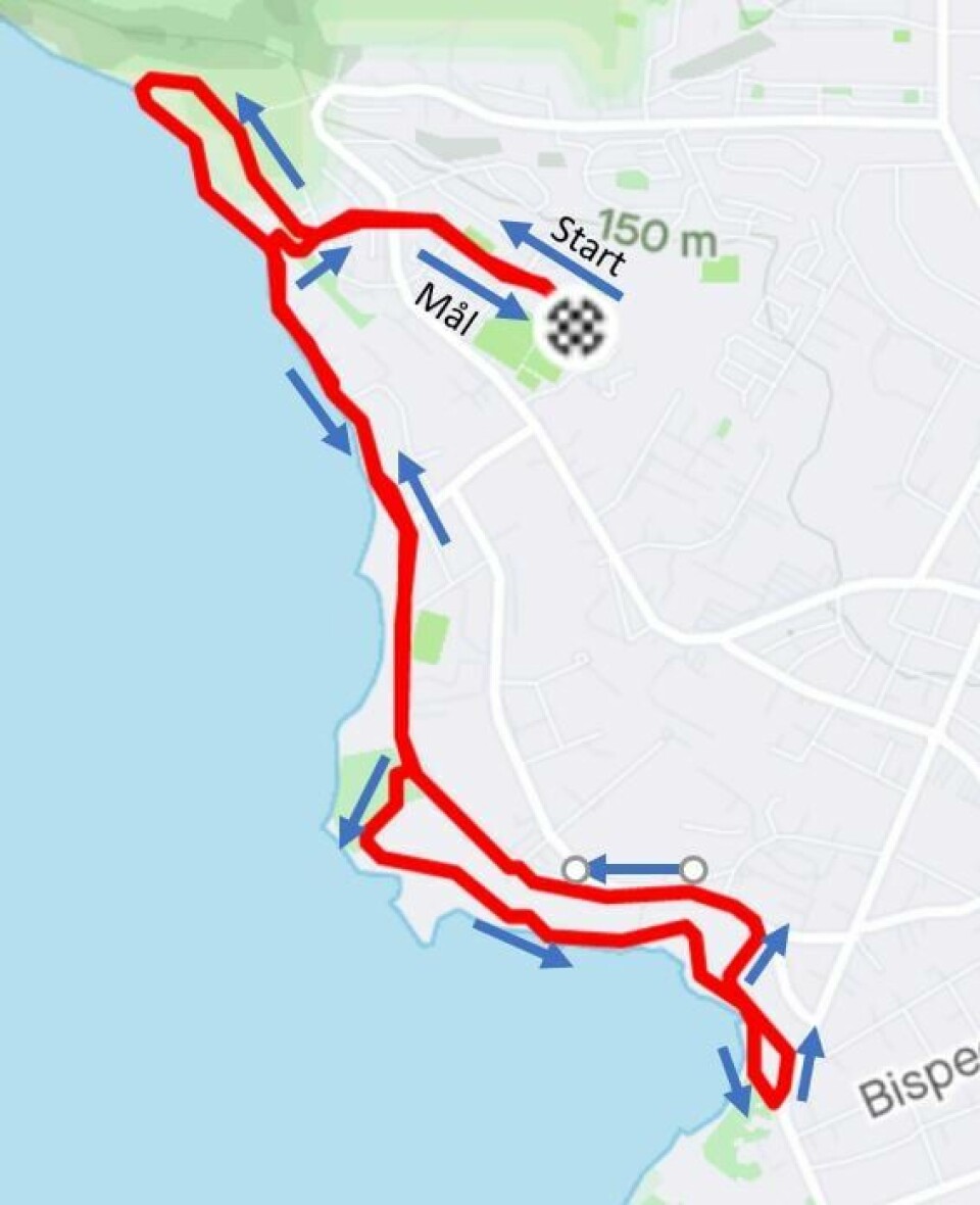 Nytt backyard-løp i Hamar 23. oktober Hamar Backyard Ultra 50M-løypekart.jpg