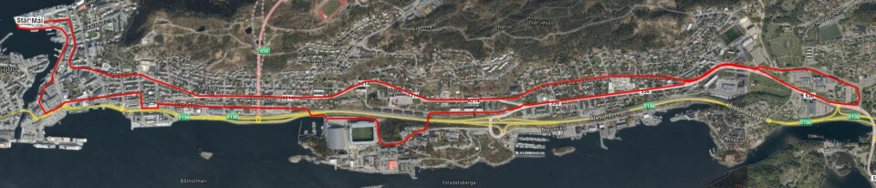 Ålesund Maraton med nytt start- og målområde Loypekart-10-km-halv-og-hel-.jpg