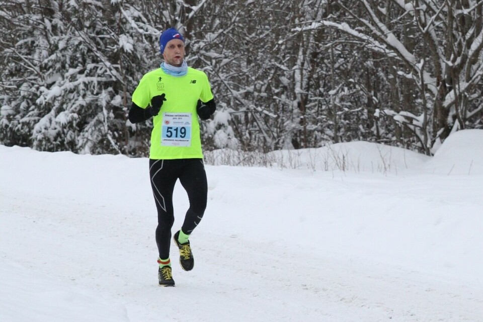 Roger Thompson var raskest i Vinterkarusellen på Lillestrøm torsdag kveld. Bildet er fra karuselløpet på Haga i februar. (Foto: Olav Engen) Roger Thompson var raskest i Vinterkarusellen på Lillestrøm torsdag kveld. Bildet er fra karuselløpet på Haga i februar. (Foto: Olav Engen)