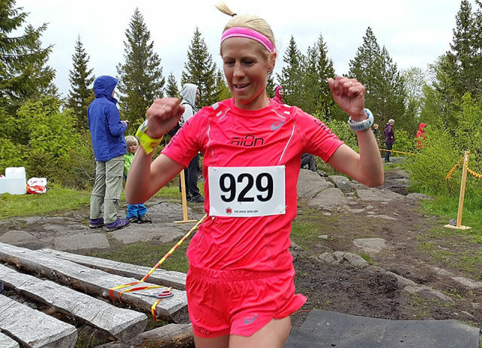 103 fullførte det sjette Bjønnåsen Opp vinner_dameklasse_Hilde_K_Ingebrigtsen_2015_.jpg
