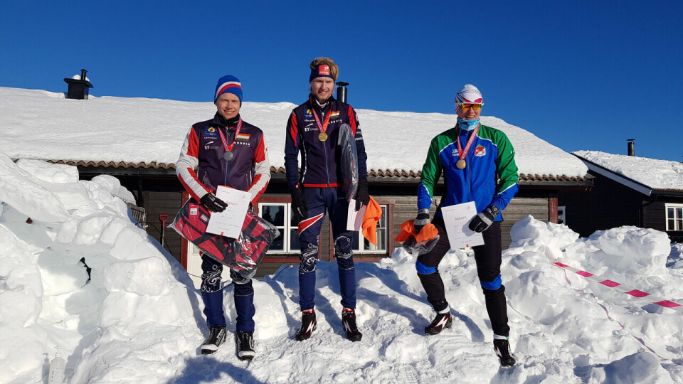 Ulvensøen og Baklid med NM-gull i skiorientering Medaljevinnere H17.JPG
