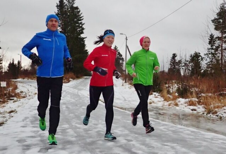 Arild, Solfrid (Sol) og Bodil trener til Trondheim maraton, og treningsoppleggene kan du følge i Kondis papirutgave. (Foto: Marianne Røhme) Arild, Solfrid (Sol) og Bodil trener til Trondheim maraton, og treningsoppleggene kan du følge i Kondis papirutgave. (Foto: Marianne Røhme)
