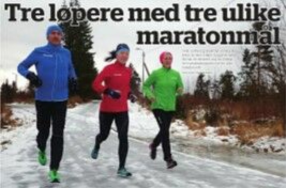 BLOGG: I gang igjen med så og si vanlig trening Tre_løpere_Trondheim_maraton_Solfrid_og_to_andre-kondisbilde.jpg