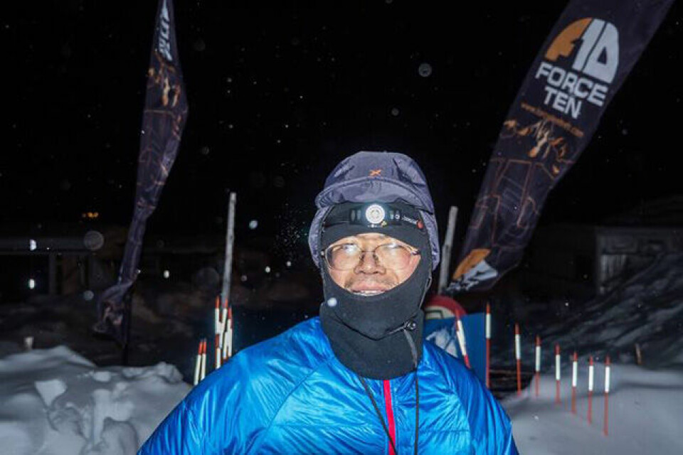 Leif Abrahamsen vant Frostskade 500 Jin_Cao_i_maal.jpg