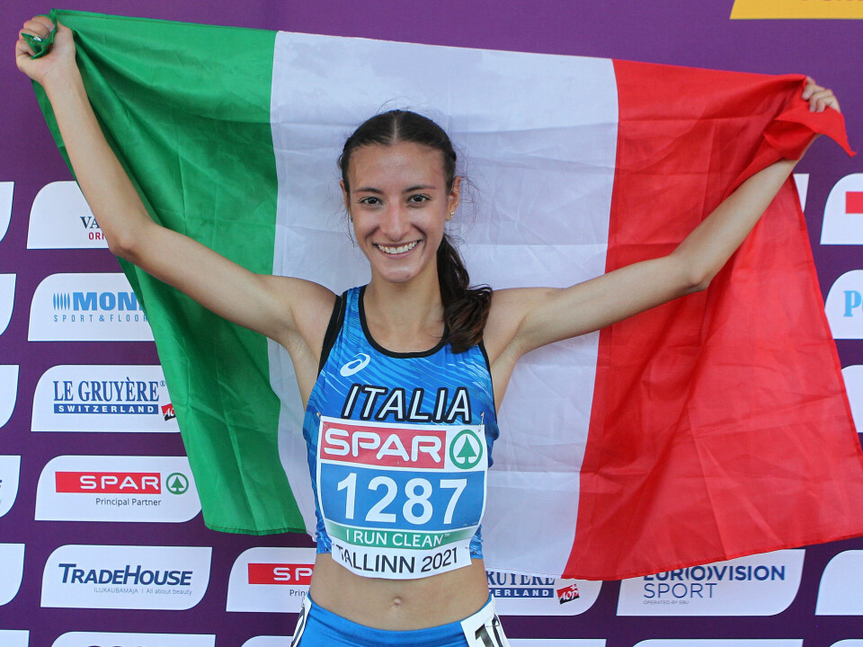 En sølv- og to bronsemedaljer til Norge i U23-EM. Fjerdeplass ble beste plassering for løperne. Nadia_Battocletti_vinner_5000m_A20G2849.jpg